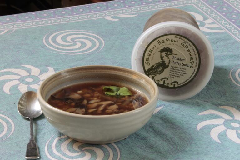 Shiitake Barley Soup The Heron