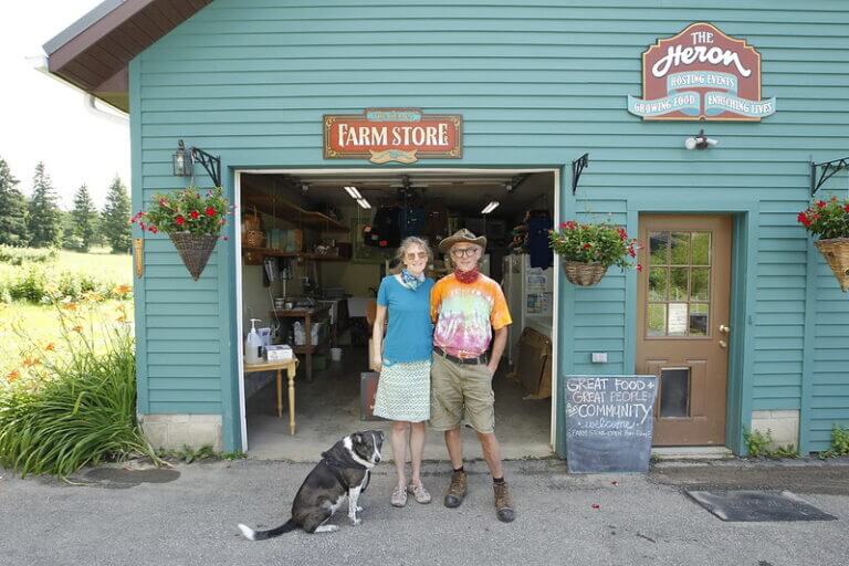 Julie and Steve Rockcastel at The Heron Farm Store
