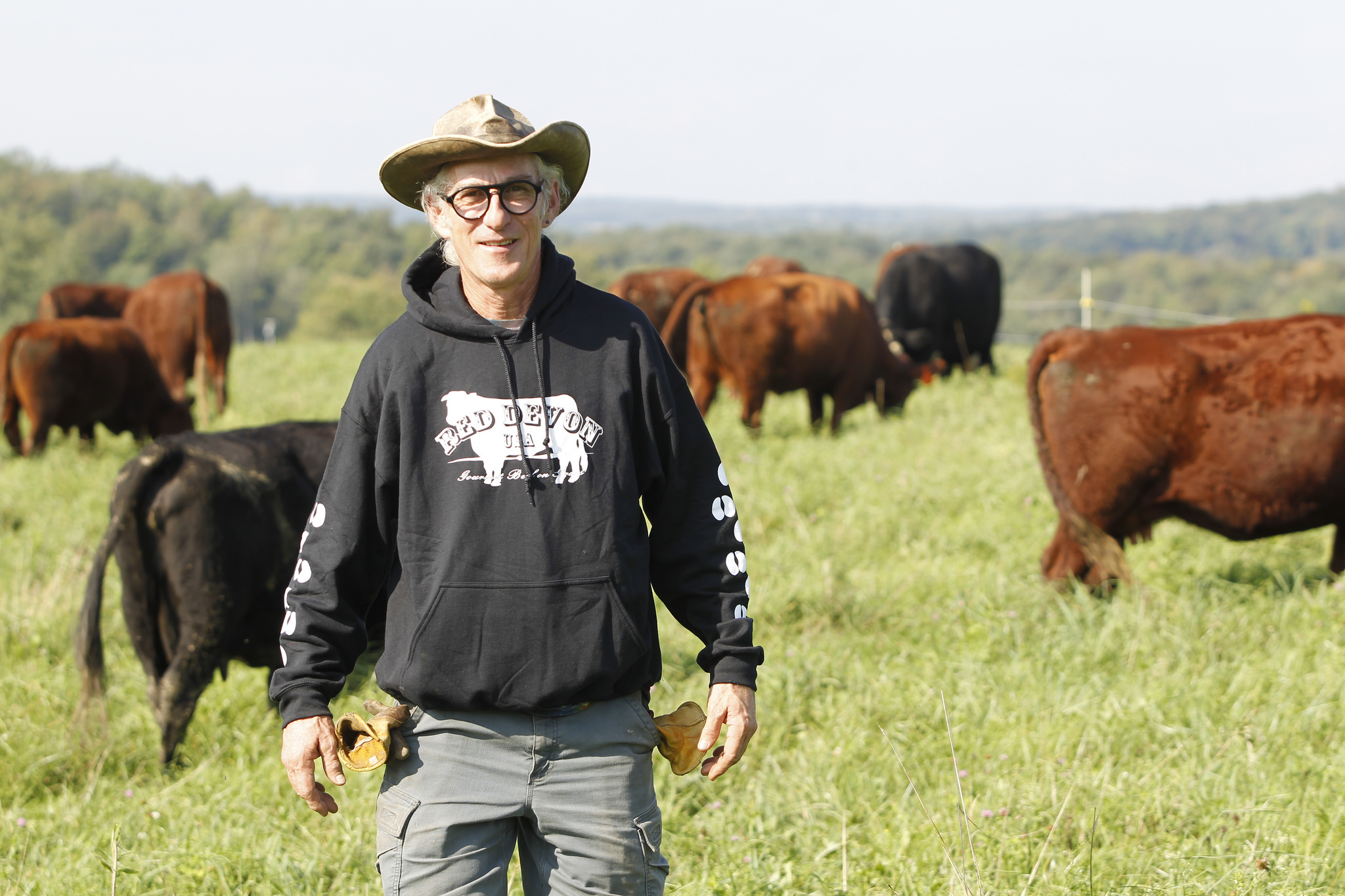 Farm responsibilities with Steve Rockcastle
